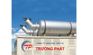 Lắp đặt pô giảm thanh cho máy phát điện