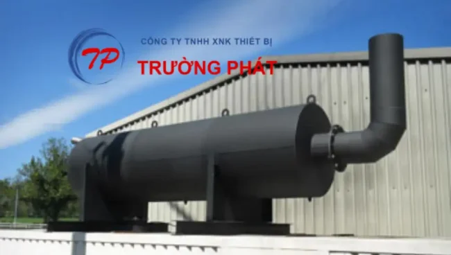 Pô giảm thanh máy phát điện công suất lớn