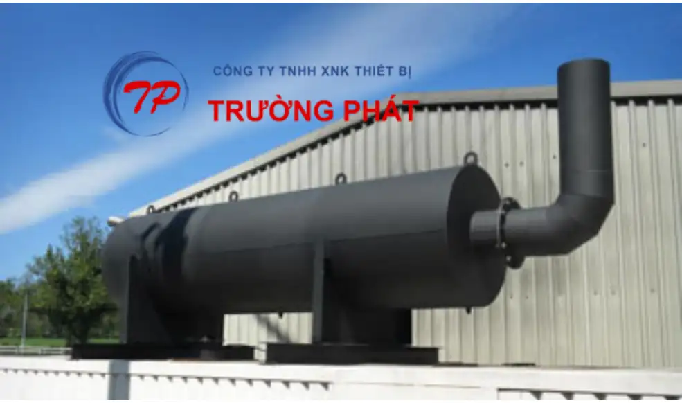 Pô giảm thanh máy phát điện công suất lớn