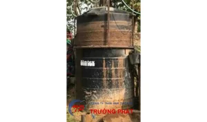 Thùng chứa khí biogas trong thực tế